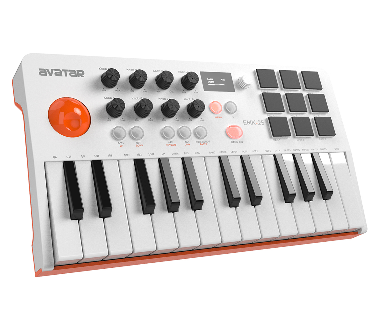 Midi Controller Pad - Controlador de teclado sem fio Midi,