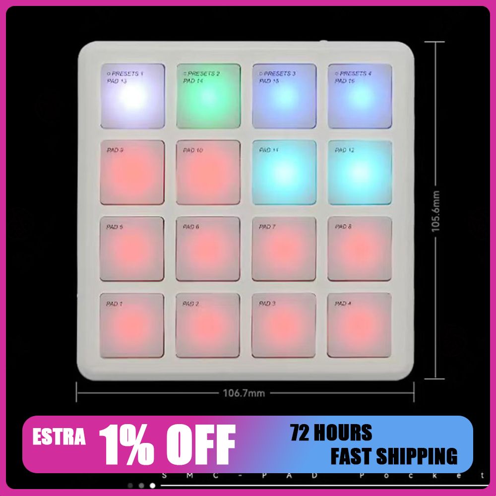 Midi Controller Pad - Controlador de Pad de Bateria MIDI