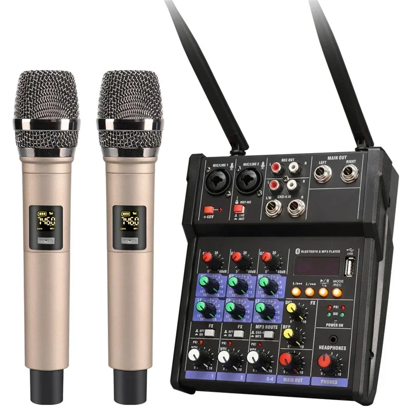 Audio Music Dj - Mixer de áudio usb de 4