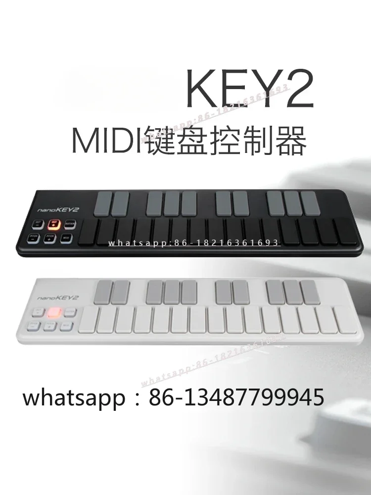 Midi Controller Pad - Controlador MIDI Portátil GOOD2026 Nano Kontrol2/Key2/Pad2