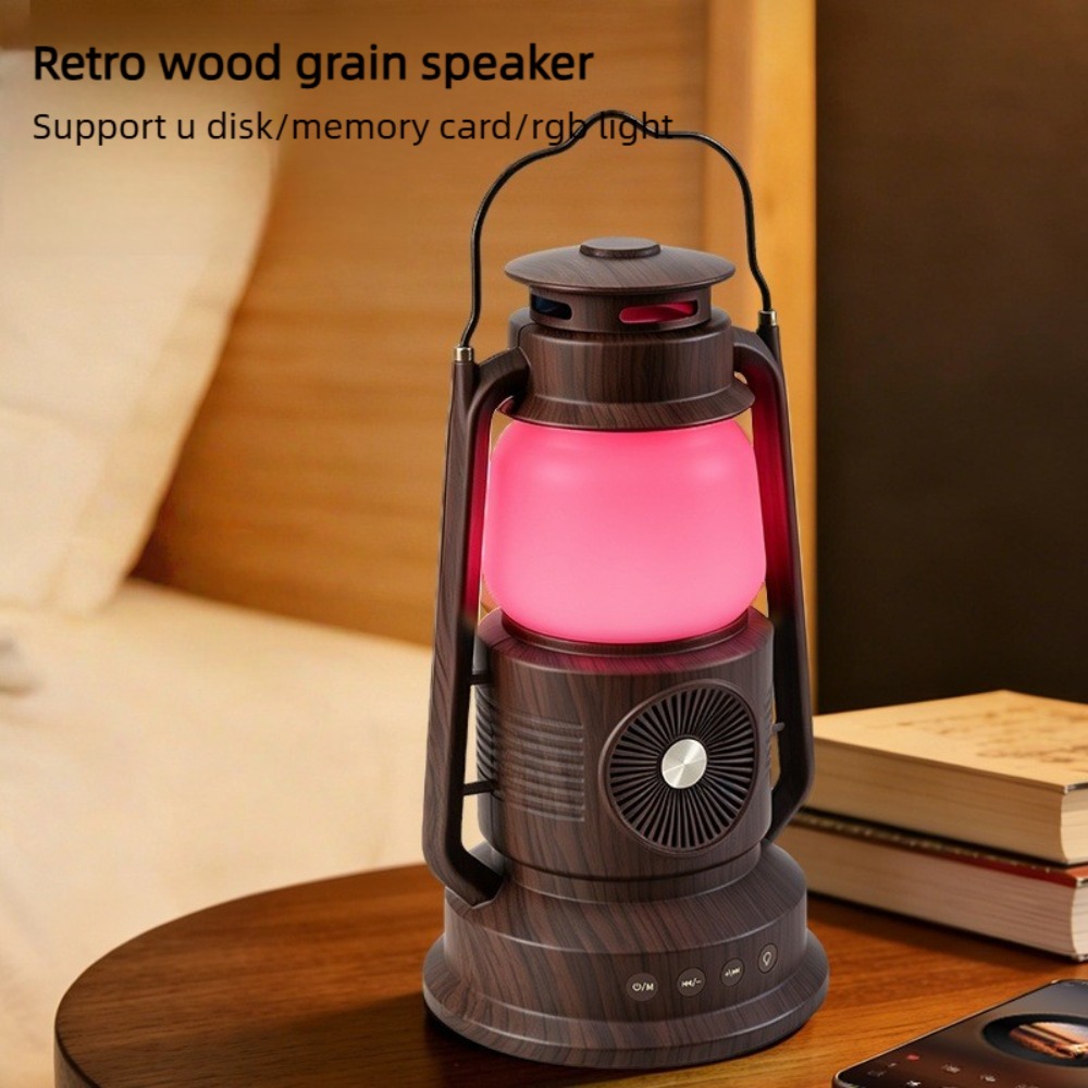 Audio Music Spotify - Lanterna Vintage com Caixa de Som