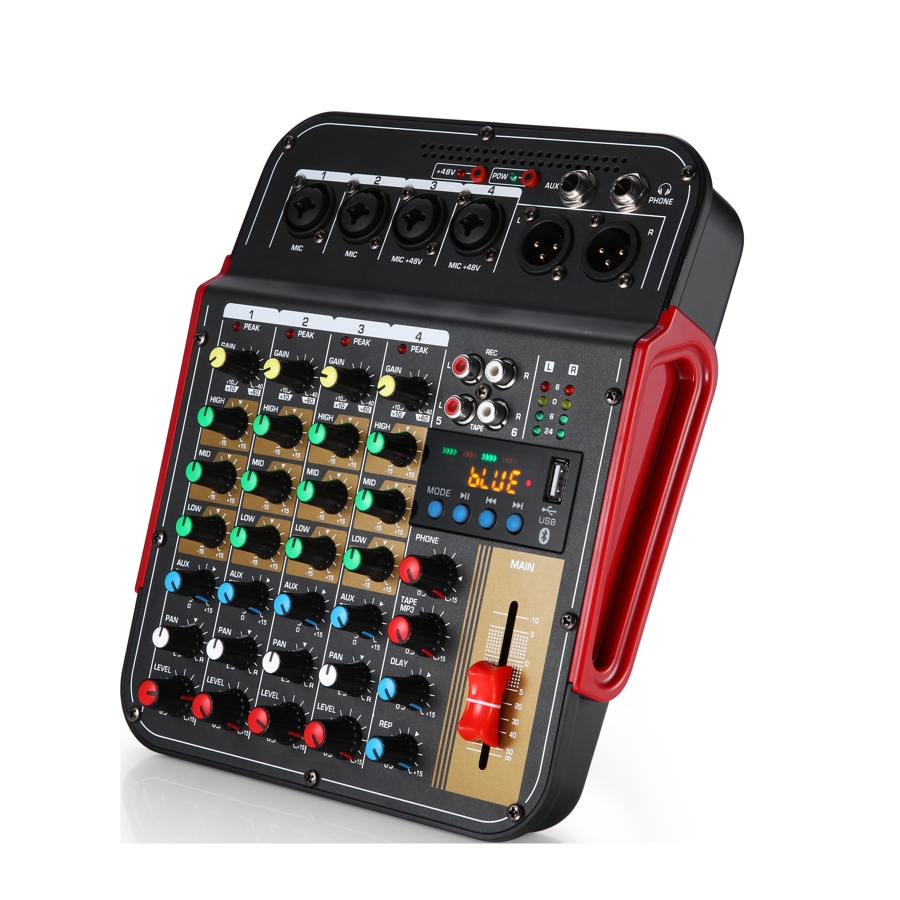 Mixer de áudio com Bluetooth e - Audio Music Dj avaliação e preço