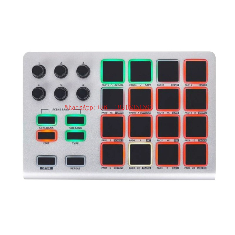 20.26NOVO Teclado Controlador  - Midi Controller Pad avaliação e preço