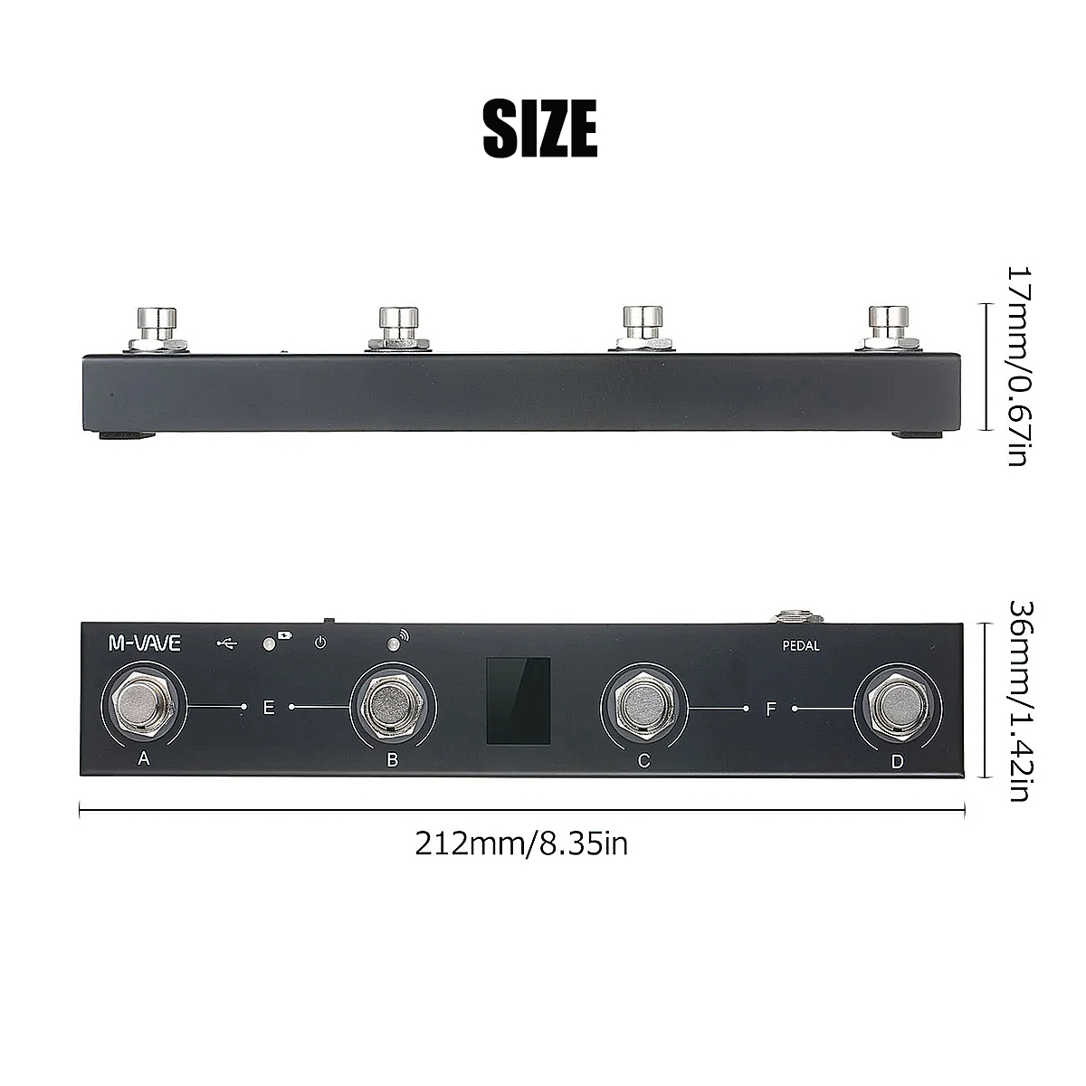 Controlador MIDI Bluetooth M-V - Midi Controller Pad avaliação e preço