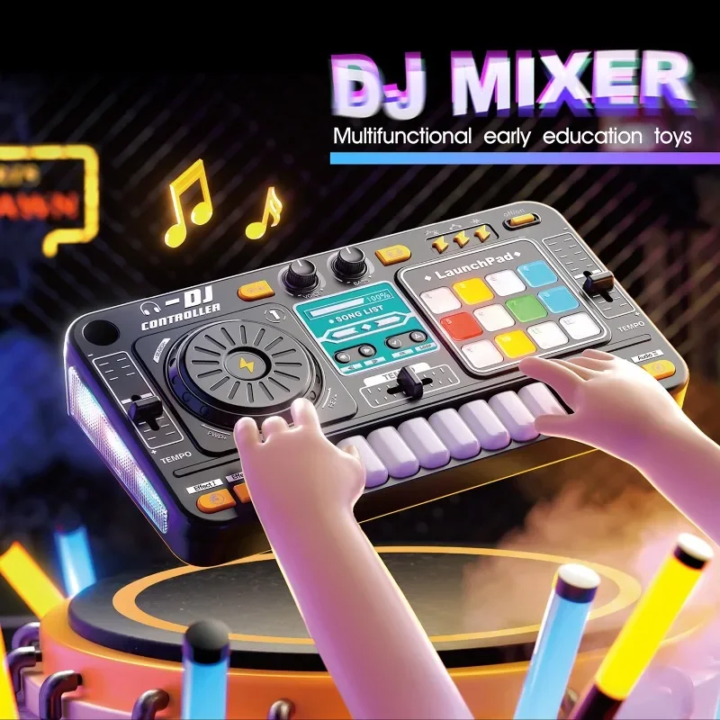 Multifuncional dj mixer crianç - Audio Music Dj avaliação e preço