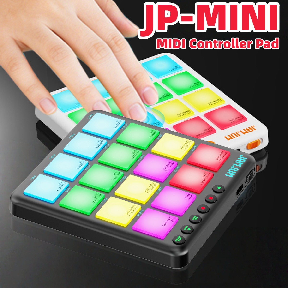 Controlador MIDI Sem Fio JAMJU - Midi Controller Pad avaliação e preço