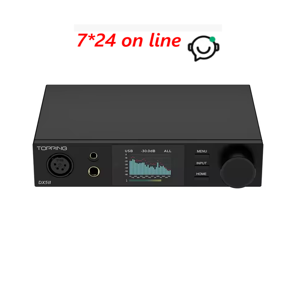 TOPPING DX5 II DAC Totalmente  - Headphone Amplifier Dac avaliação e preço
