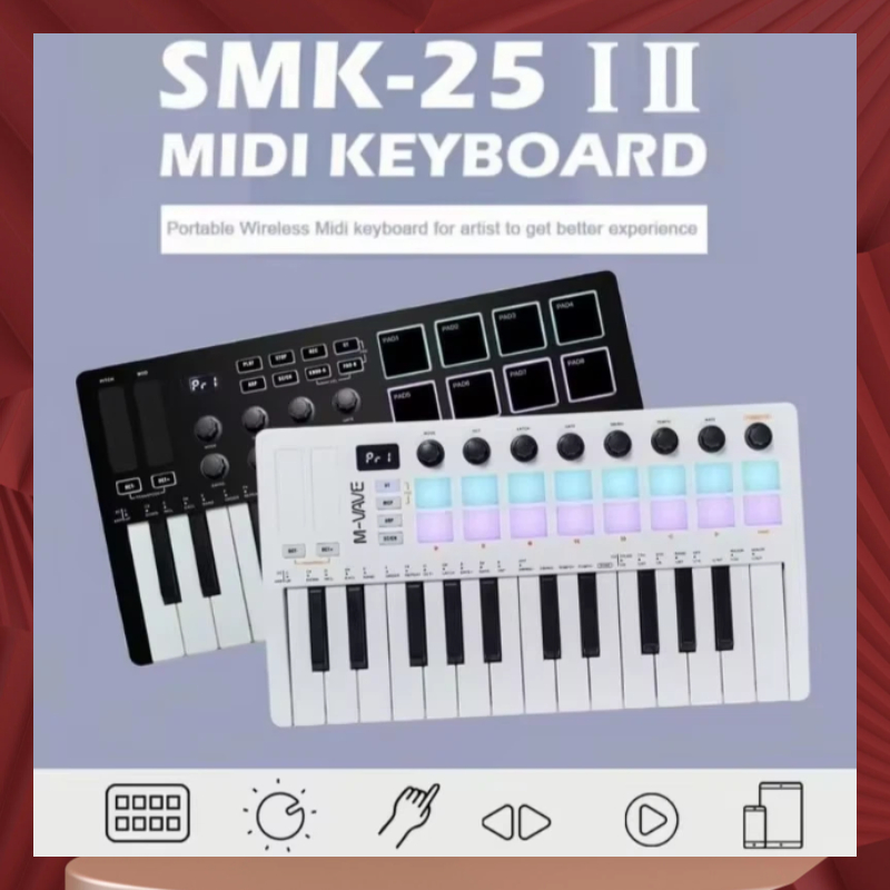 Controlador de Teclado MIDI M- - Midi Controller Pad avaliação e preço