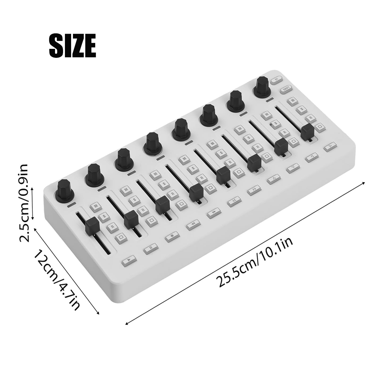 Controlador midi sem fio M-VAV - Midi Controller Pad avaliação e preço