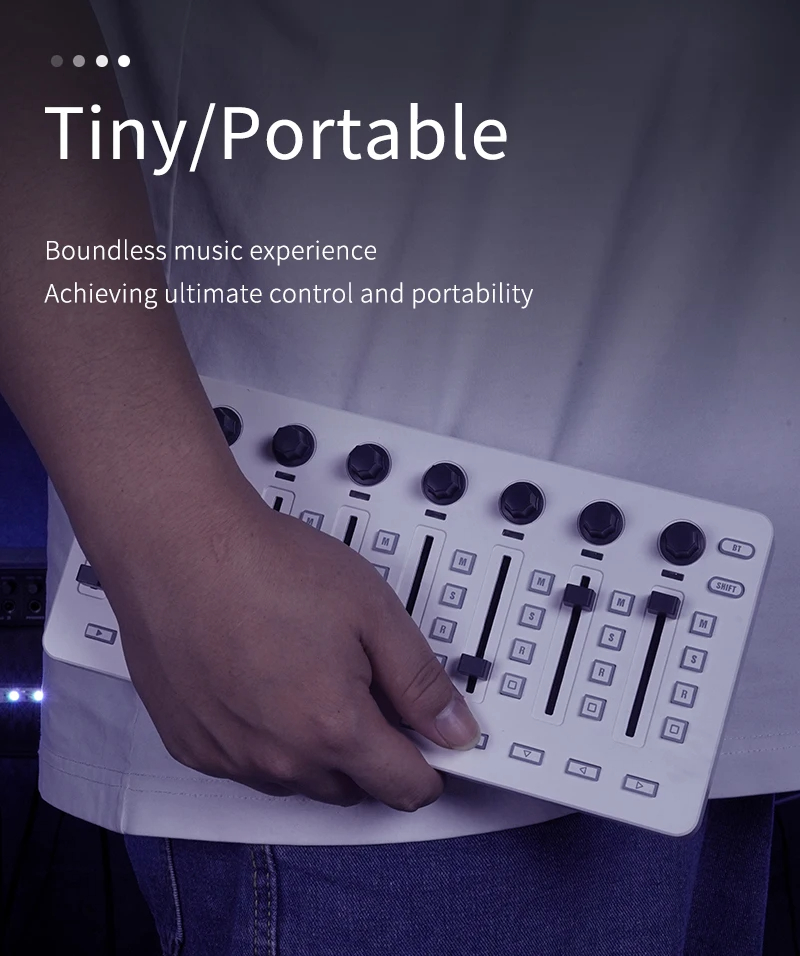 Controlador midi sem fio M-VAV - Midi Controller Pad avaliação e preço