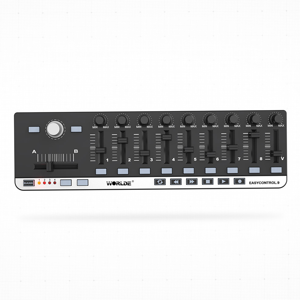 Worlde-Mini Controlador MIDI P - Midi Controller Pad avaliação e preço