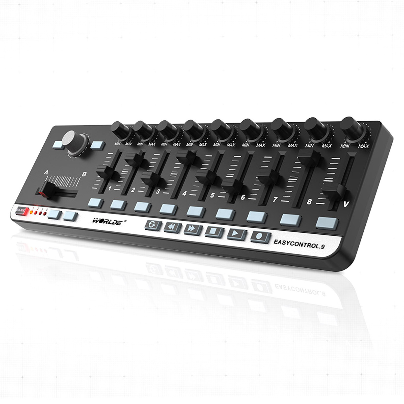 Worlde-Mini Controlador MIDI P - Midi Controller Pad avaliação e preço